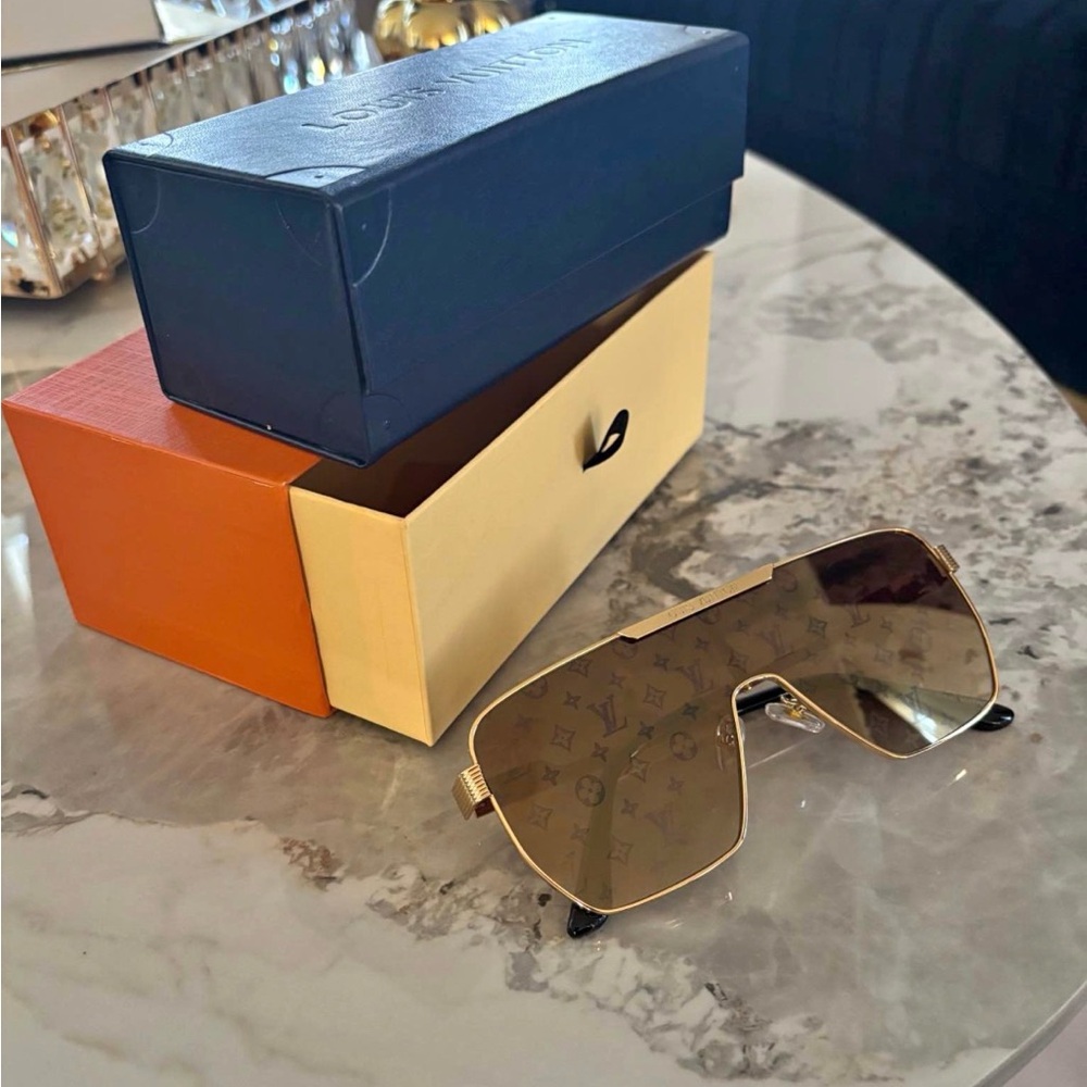 Louis Vuitton Gold-Tinted Sunglasses